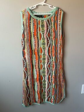 Vintage COOGI Y2K Streetwear Festival Knit Dress